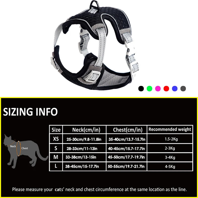 Feline & Canine Fashion: The Ultimate "Messy Walk" Harness for Pups and Paws!