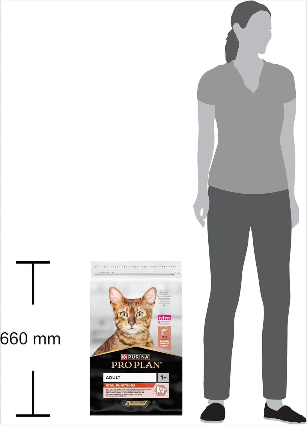 Purina Pro Plan Vital Function Crocchette Gatti Adulti Ricco in Salmone 10Kg