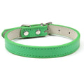 1PC Popular Adjustable Colorful Pet Collars Kitten Cat Collar PU Leather Neck Strap Safe for Dogs Soft Pet Supplies