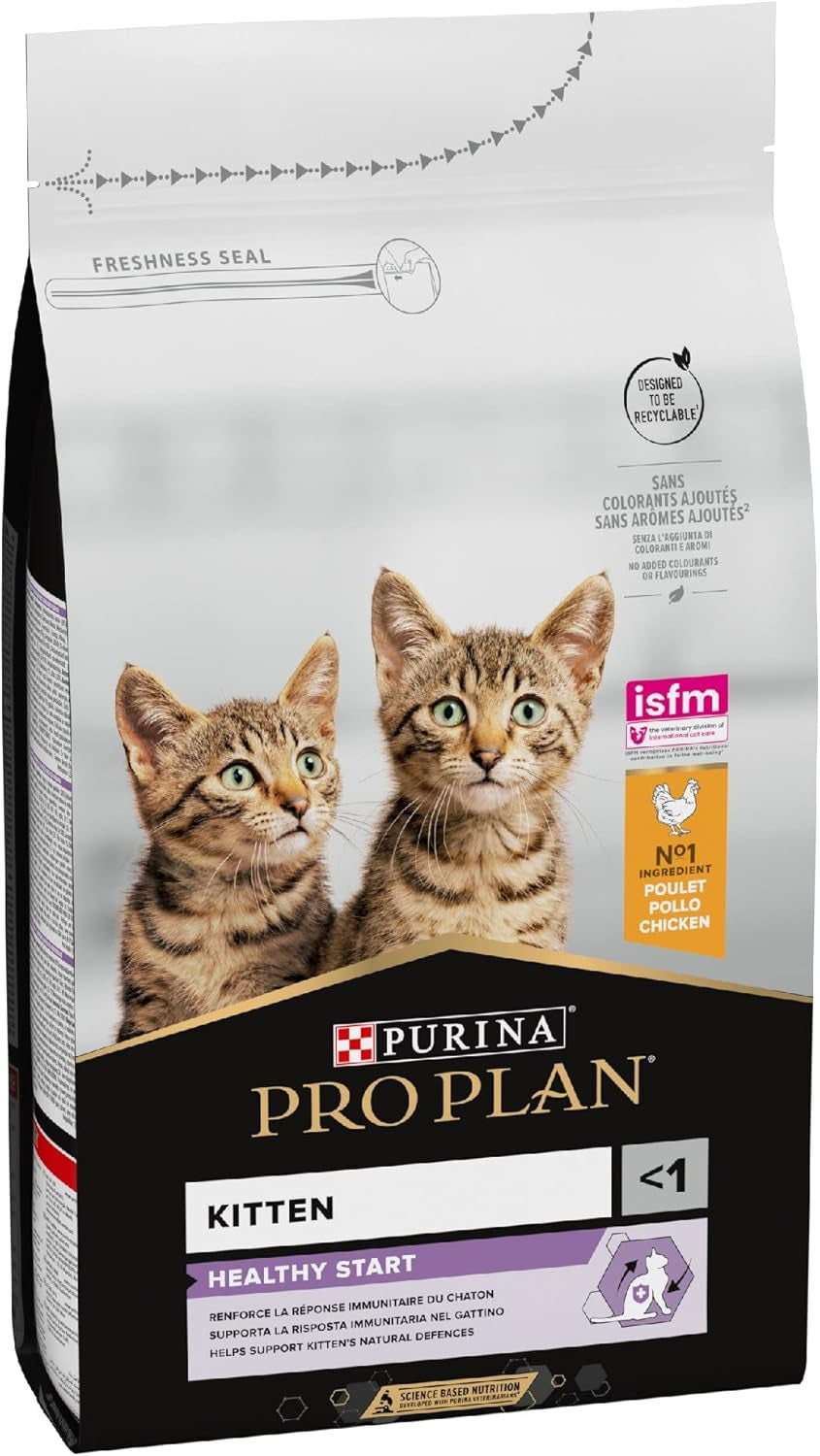 PURINA PRO PLAN Healthy Start Crocchette per Gatti Cuccioli Con Pollo Sacco Da 1.5Kg