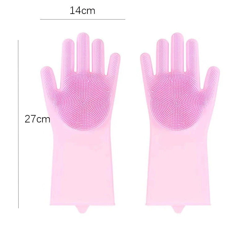 Furry Wizard's Scrubby Mitts: Turn Your Pooch into a Pristine Pup While Doubling as a Slippery Sponge for Grubby Dishes!