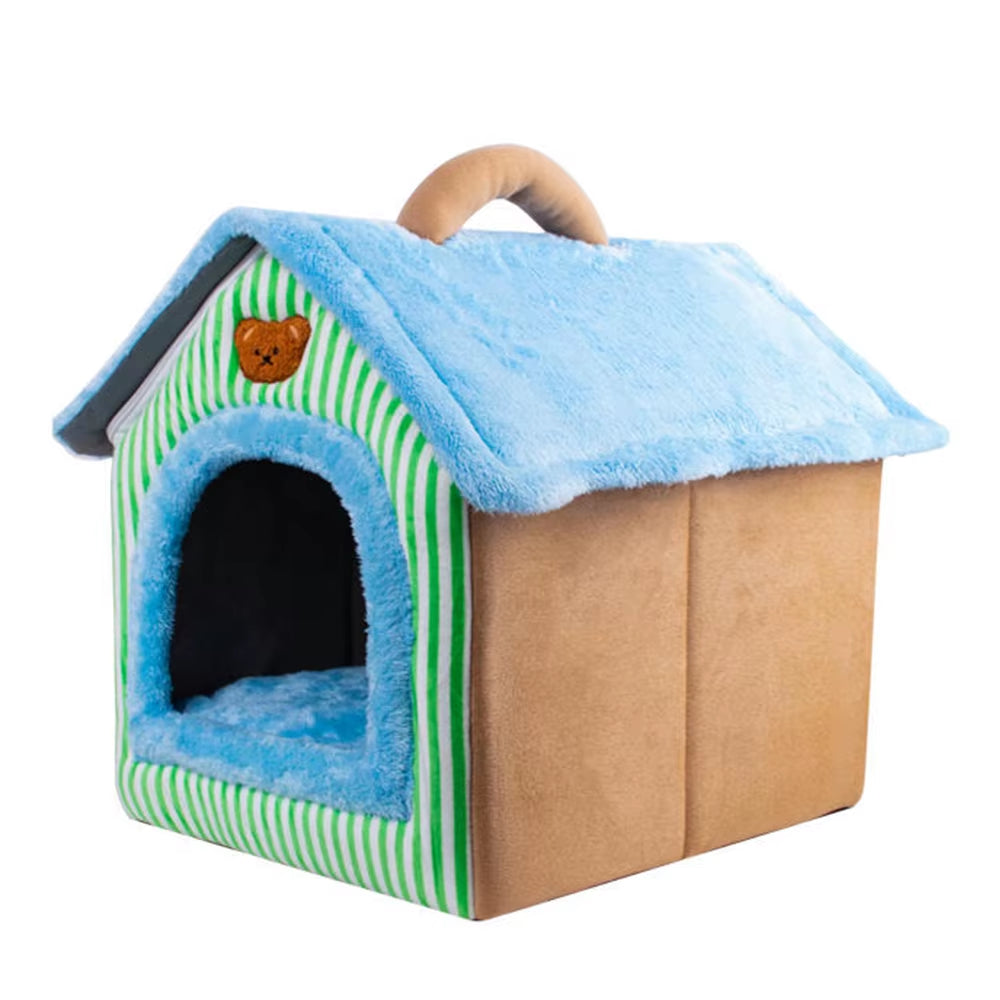 Paw-some Hideaway: Portable Puppy Fortress & Cat Napping Oasis for Tiny Furry Royals!