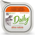 Daily, Alimento Umido per Cani Adulti Con Vitello E Carote - 100G, Confezione Da 32