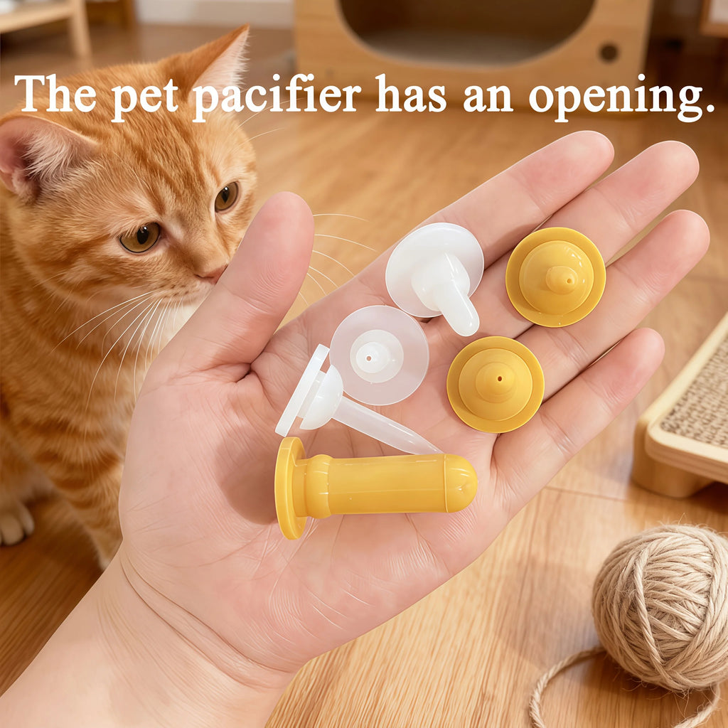 Pet Feeding Bottle Set, Milk Bottles for Puppies and Kittens, 3 Replaceable Nipples, Suitable for Both Cats and Dogs