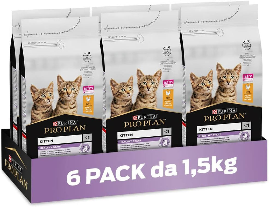 PURINA PRO PLAN Healthy Start Crocchette per Gatti Cuccioli Con Pollo Sacco Da 1.5Kg