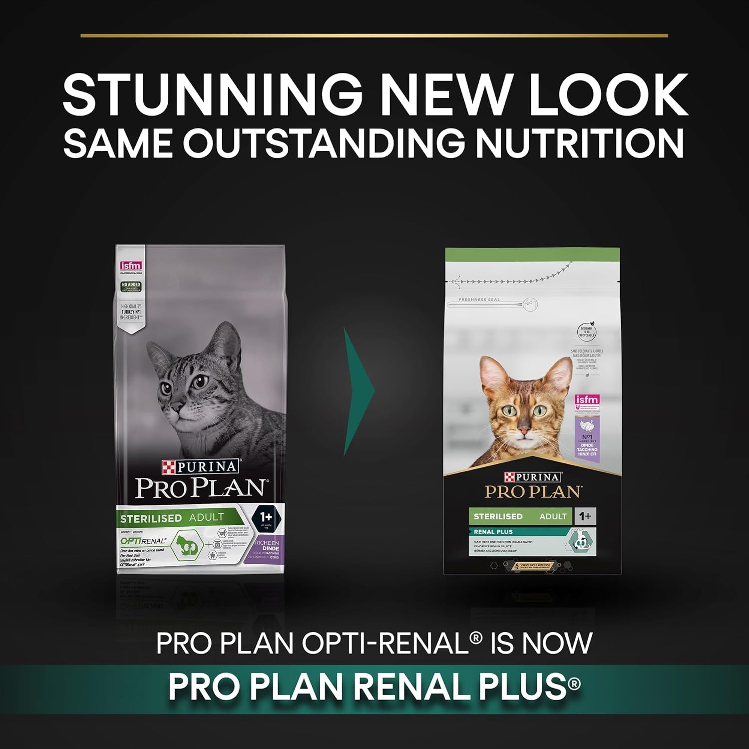 Purina Pro Plan Sterilised Renal plus Crocchette Gatti Adulti Ricco in Tacchino 3Kg