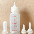 Pet Feeding Bottle Set, Milk Bottles for Puppies and Kittens, 3 Replaceable Nipples, Suitable for Both Cats and Dogs