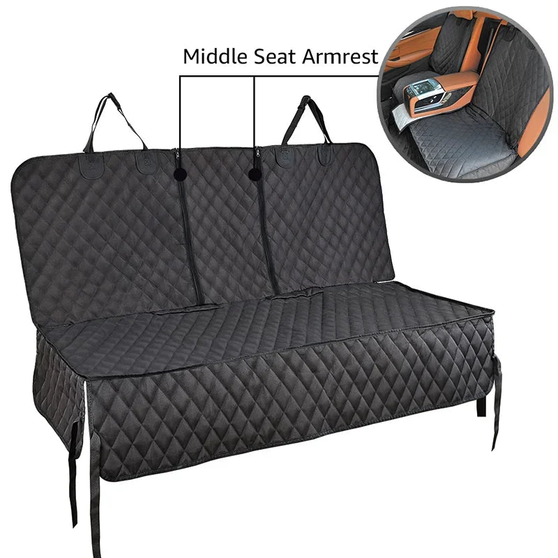 The Ultimate Canine Cruiser Couch: The Pooch's Pillow Palace for Road Trips—Now with Built-in Armrest for Fancy Fidos!