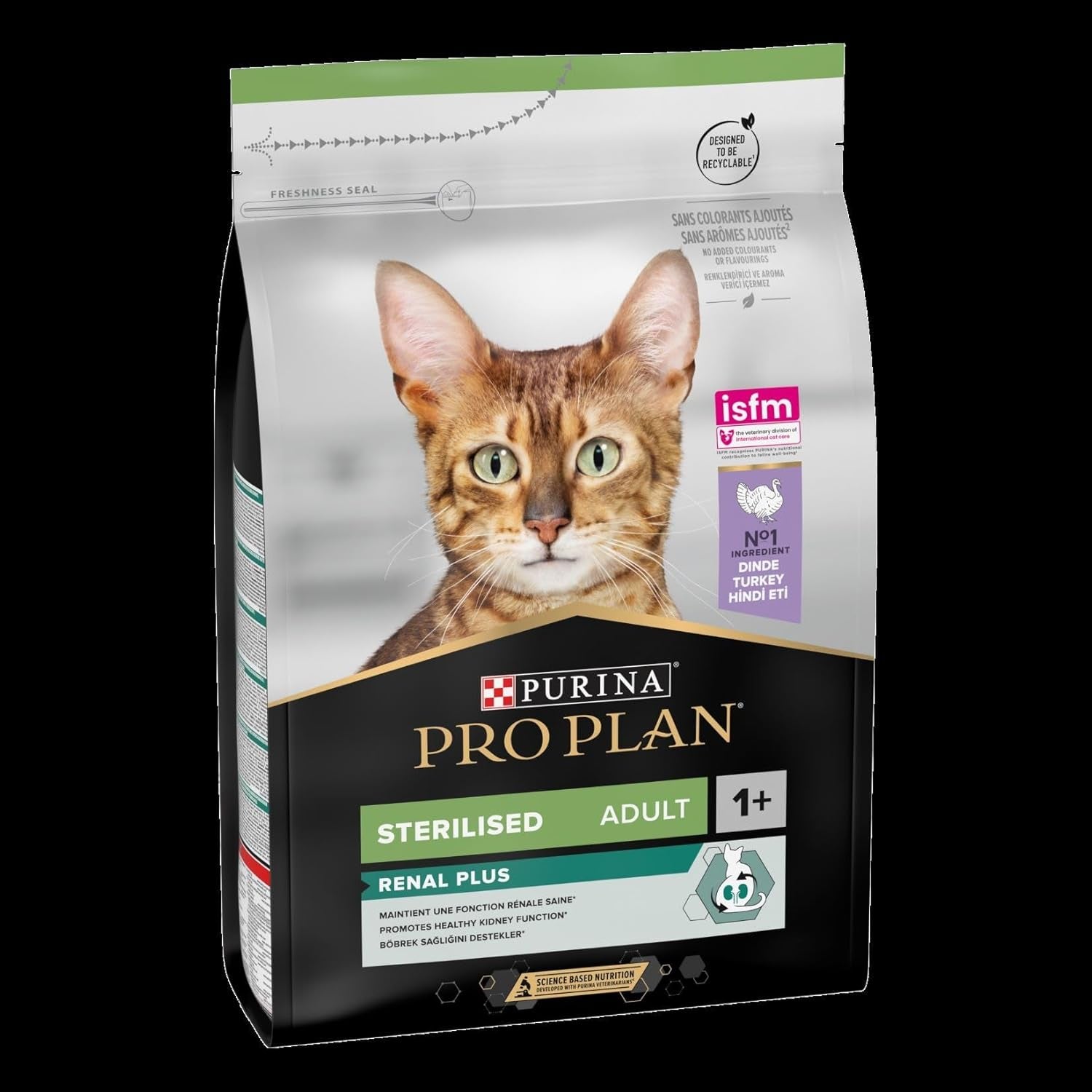Purina Pro Plan Sterilised Renal plus Crocchette Gatti Adulti Ricco in Tacchino 3Kg