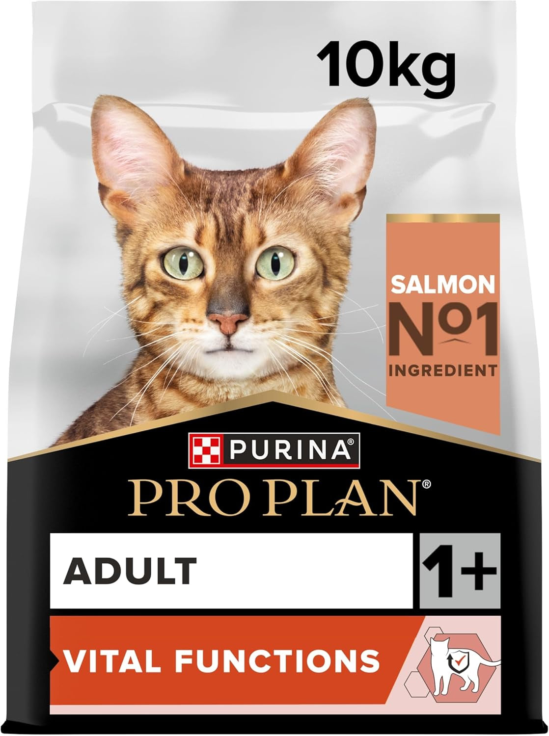Purina Pro Plan Vital Function Crocchette Gatti Adulti Ricco in Salmone 10Kg